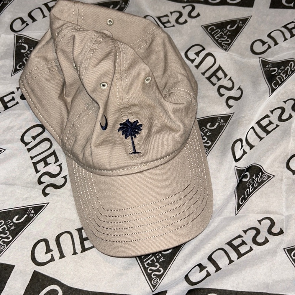 Tan hat from with South Carolina flag